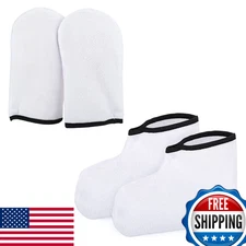 Segbeauty Heated Paraffin SPA Mittens Foot Liners Gloves Socks for Hot Wax, Hand