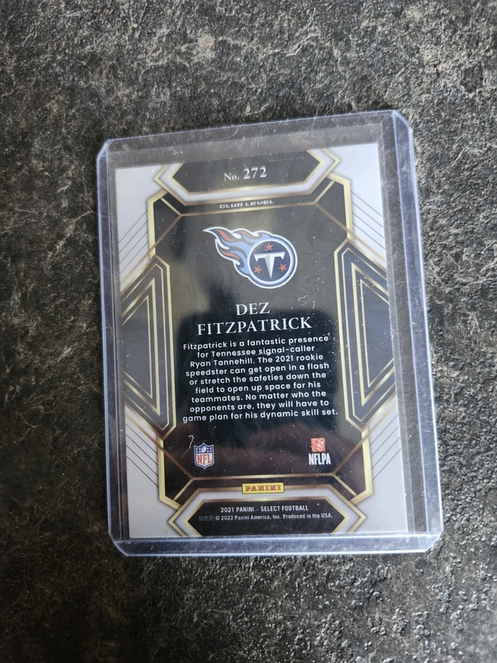 2021 Panini Select Rookie Dez Fitzpatrick Card# 272 - Image 2 of 2