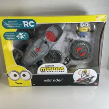 Minions Wild Rider RC Vehicle Toy & Bob Figure 15 Sounds Rise of Gru New