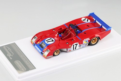Tecno Model TM43-04C 1/43 Ferrari 312 PB Le Mans 24H 1973 #17 Resin Model Car - Picture 8 of 9