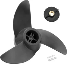 For MotorGuide Propeller 3 Blade Machete Compatible with Black