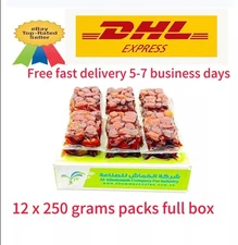 (12 X 250 Gram ) dates organic premium  ramdan تمر فاخر خلاص Datteln  Khalas