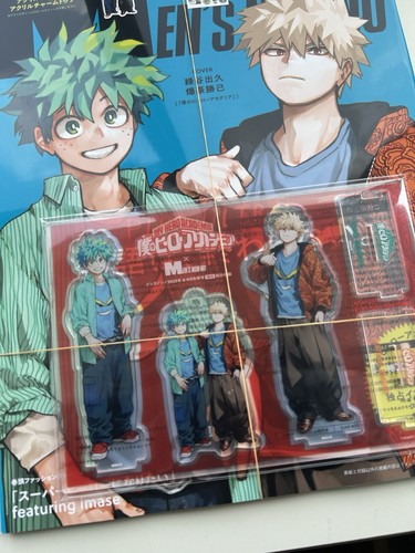 My Hero Academia Cover Acrylic Stand MEN's NON-NO Aug/Sep 2025 Japan Magazine - Imagen 2 de 3