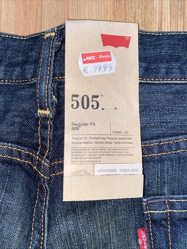 Levi’s 505 Regular Fit Größe Zwei 30 W 32 L - Bild 3 von 5