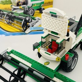 Lego City 7636 Combine Harvester Retired 96% Complete W/ Manual No Box
