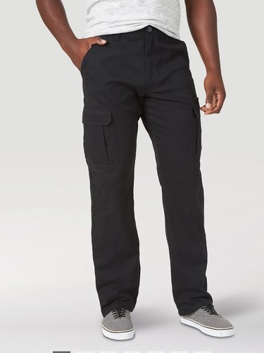 Wrangler® Men's Five Star Premium Relaxed Fit Flex Cargo Pant 34 X 32 Black - Picture 1 of 8