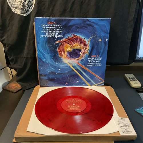 Aggressor Never ending Destiny Vinyl Rare OOP /200 Slayer Metallica Exodus Death - Picture 4 of 4