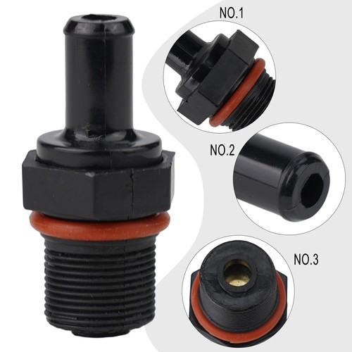 Black Plastic PCV Valve Assembly Reliable Fit for Hyundai Elantra Coupe Sonata - Picture 9 of 12