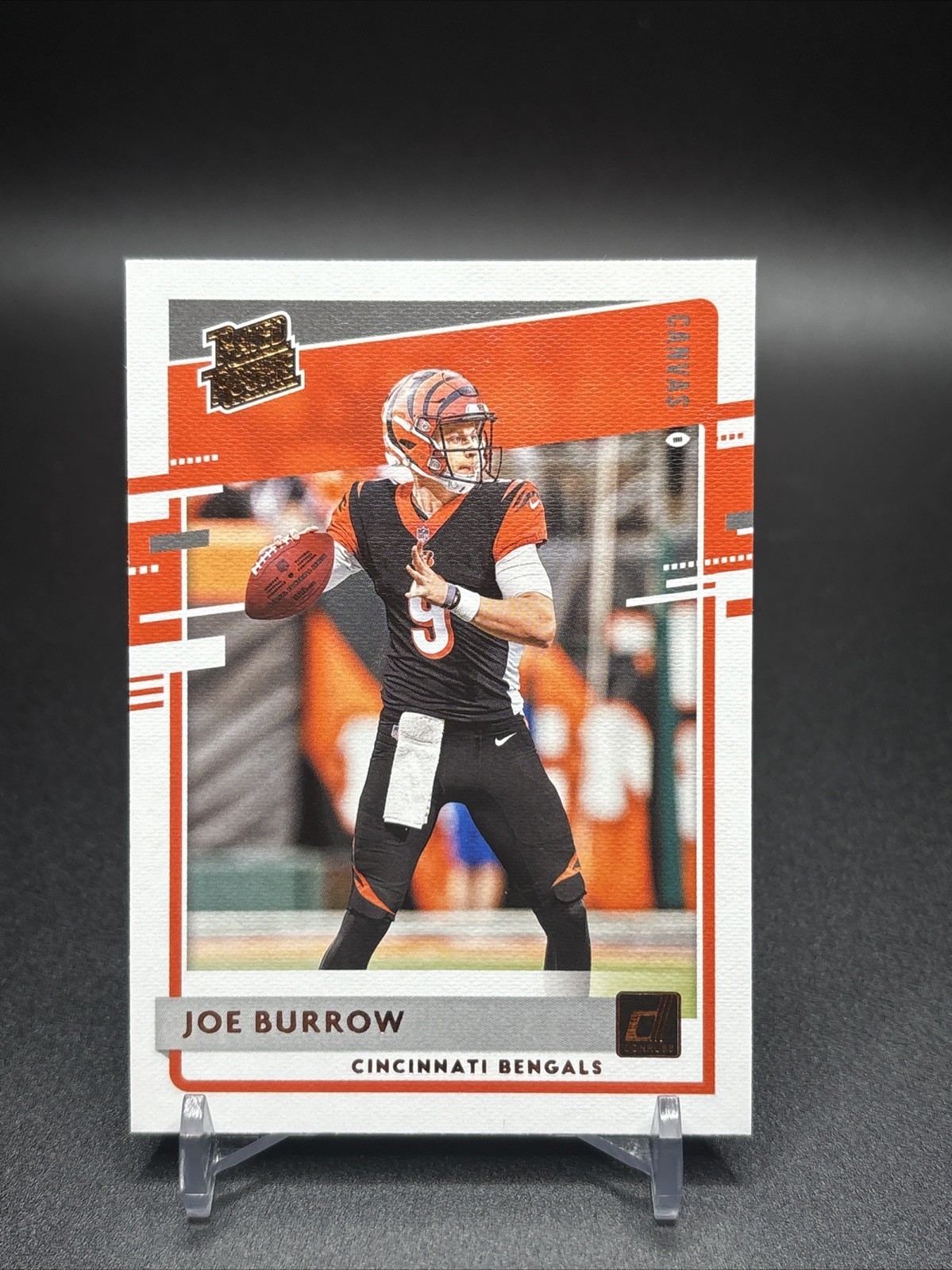 2020 Panini Donruss - Rated Rookie Canvas #301 Joe Burrow (RC) Bengals