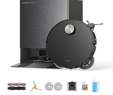 DREAME X60 Max Ultra Complete Black Robot Vacuum 35,000Pa Suction Ultra-Thin  New