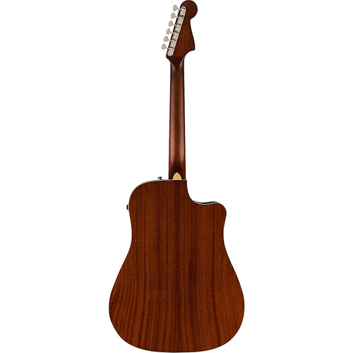 Fender Left-Handed California Redondo Player Acoustic-Electric Guitar Natural - Picture 4 of 8