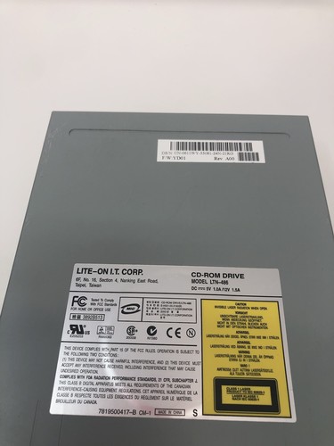 LITE-ON LTN-486 CD-ROM Drive Optical Disc UNTESTED NO WIRES - Picture 2 of 7