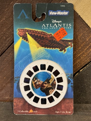 View Master 73943, Disneys Atlantis, The Lost Empire, 3 Rollen Set, NEU/VERSIEGELT - Bild 1 von 4