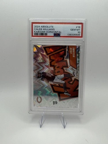 2024 Absolute Caleb Williams Kaboom Horizontal RC SSP #16 Bears PSA 10