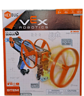 Hexbug VEX Robotics Construction Z-360 Disc Shooter 185+ Pieces Stem Starter Kit