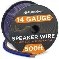 14 Gauge Speaker Wire Cable (500ft), 14 AWG Speaker Wire Cable, True Spec Sof...