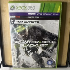 Tom Clancy's Splinter Cell Blacklist Xbox 360 - Complete CIB Ubisoft GameStop Ed