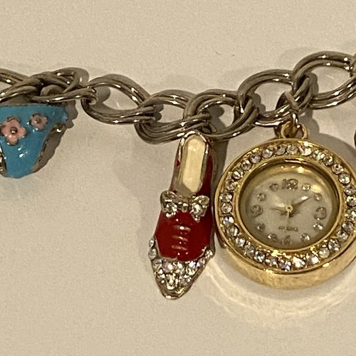 Charm Bracelet Unique Vintage Shoes Beach Theme - Picture 5 of 12