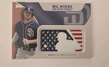 2017 Topps Independence Day MLB Logo Patch #IDMLWM Wil Myers - NM-MT