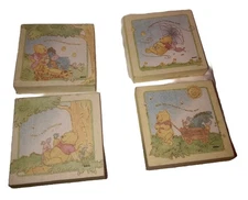 C.R GIBSON Babys First ArtWork Four Wall Hanging Disney Pooh Canvas Art ￼fun