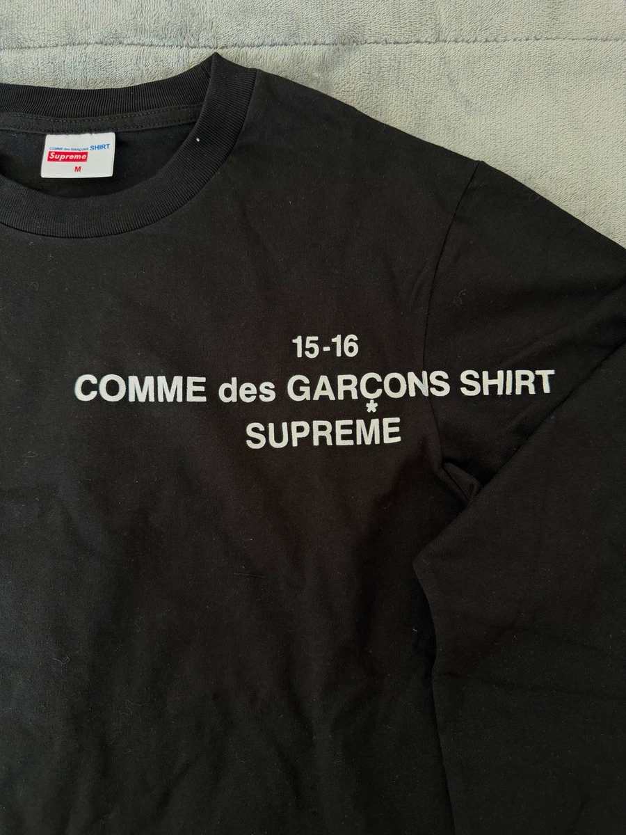 Supreme X Comme Des Garcons in Men's T-Shirts for sale | eBay UK