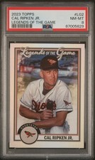 2023 Topps Legends of the Game #LG2 Cal Ripken Jr MVP Baltimore Orioles PSA8