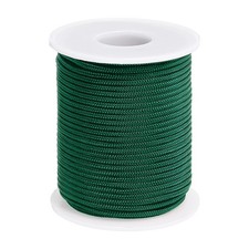0.08 Inch x 31 Yards Nylon String Bracelet String Braided Nylon Dark Green