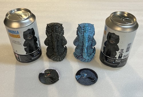 Funko Soda Godzilla Blue Glow Chase 1/2000 & Common geöffnete Dosen - Bild 3 von 3