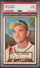 1952 TOPPS #267 SID GORDON PSA 4