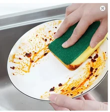 Magic Cleaning Sponge, Double-Sided Highly Absorbent, Rust & Grease Remover, Kit