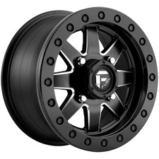 Fuel UTV D938 Maverick Beadlock 18x7 4x156 +38mm Black/Milled Wheel Rim 18" Inch