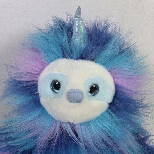 Aurora Sloth Skyler Unicorn Plush Stuffed Animal Long Hair Soft 14-15" Toy Euc - Picture 2 of 14