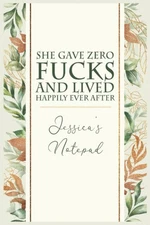 Jessica: Personalised Sweary Notebook Funny Gift for Jessica - Customized Name G
