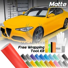 【Matte Flat】 Vinyl Wrap Sticker Decal Film Bubble Free Air Release Sheet Film