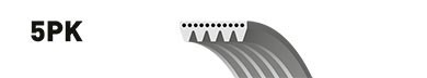KEILRIEMEN KEILRIPPENRIEMEN GATES 5PK918 A FÜR ALFA ROMEO 145,155,146 1.9L - Bild 2 von 5