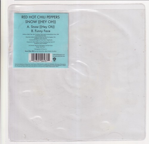 RED HOT CHILI PEPPERS * Snow * 2006 UK 7" 45 PICTURE DISC * - Foto 3 di 4