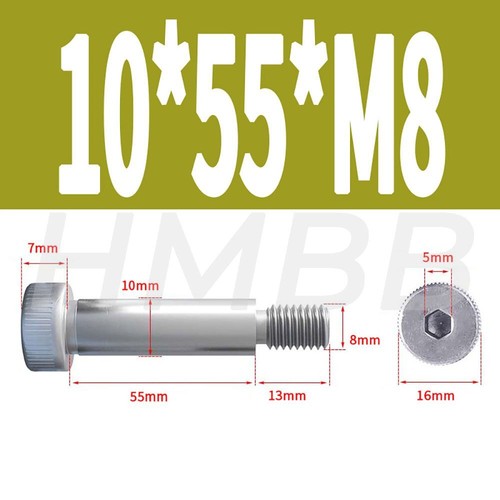 M3 - M10 Shoulder Bolt Screws A2ss 4mm - 12mm Shaft OD Allen Socket Head - Picture 78 of 105