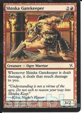 Magic the Gathering TCG BETRAYERS OF KAMIGAWA Shinka Gatekeeper Ogre Warrior 117
