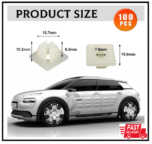 100 PCS License Plate Screw Inserts, Nylon Screw Inserts for Front Back License - Picture 2 of 3