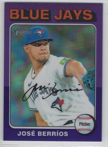 2024 Topps Heritage Purple Chrome Refractors ~ Complete Your Set ~ You Pick - Picture 73 of 78