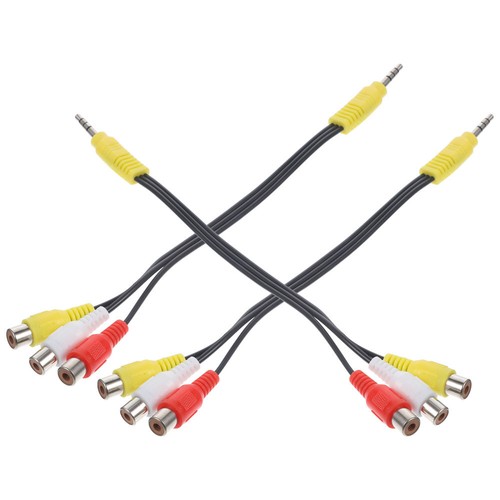 3Pcs AV Connecting Cord Multi-use AV Cord Cord Audio Adapter Reusable Connect - 第 11/12 張圖片
