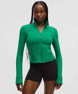 LULULEMON DEFINE CROPPED JACKET NULU~RACEWAY GREEN~0~2~4~6~8