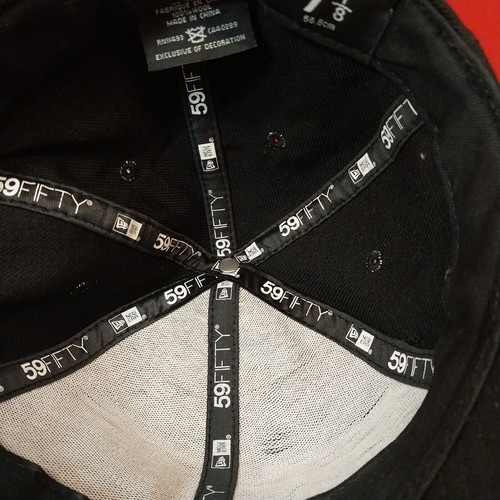 Alabama Crimson Tide 100% Wool Cap Hat Fitted 7 1/8 Black Embroidered Script - Picture 11 of 12