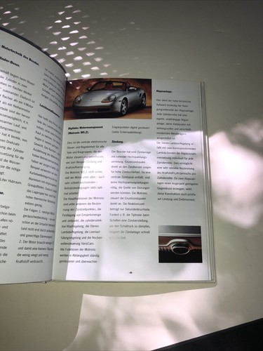 FOLLETO DE VENTAS DE PRESTIGIO PORSCHE 986 ""DER BOXSTER"" 1998 edición alemana - Imagen 3 de 9