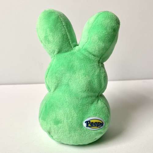 Peeps Green 6" Plush Bunny Rabbit Easter Gift Toy Stuffed Animal Marshmallow - Bild 2 von 7