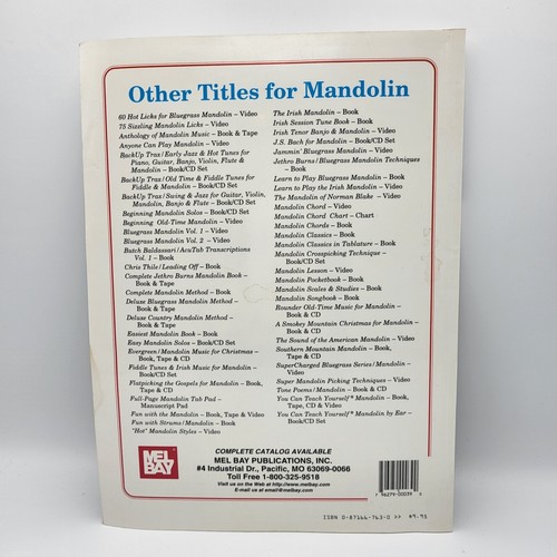 Vintage Songbook Mel Bay's Complete Mandolin Method 1987 - Picture 2 of 12