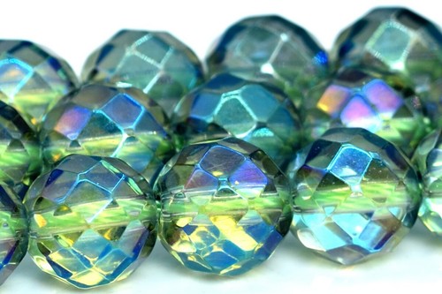 Cuentas sueltas redondas de piedras preciosas de cuarzo de cristal verde 3-4/8/10 mm - Imagen 9 de 10