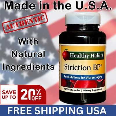 #ad Striction BP Advanced Formula Support Healthy Blood Pressure FREE SHIPPING $21.99