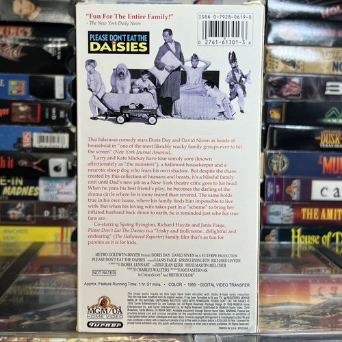 Please Don’t Eat the Daisies 1959 VHS Tested Doris Day David Niven Family Comedy - Picture 6 of 10
