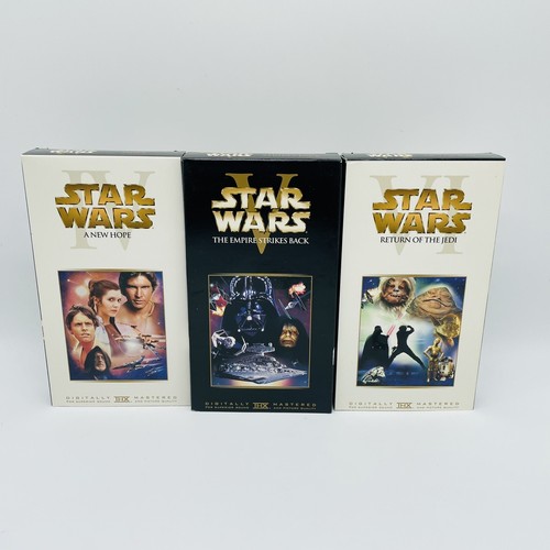 Star Wars VHS Trilogy 2000 VHS Boxed Set 20th Century Fox - Picture 4 of 8